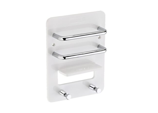 Single Mobile Stand Marble White