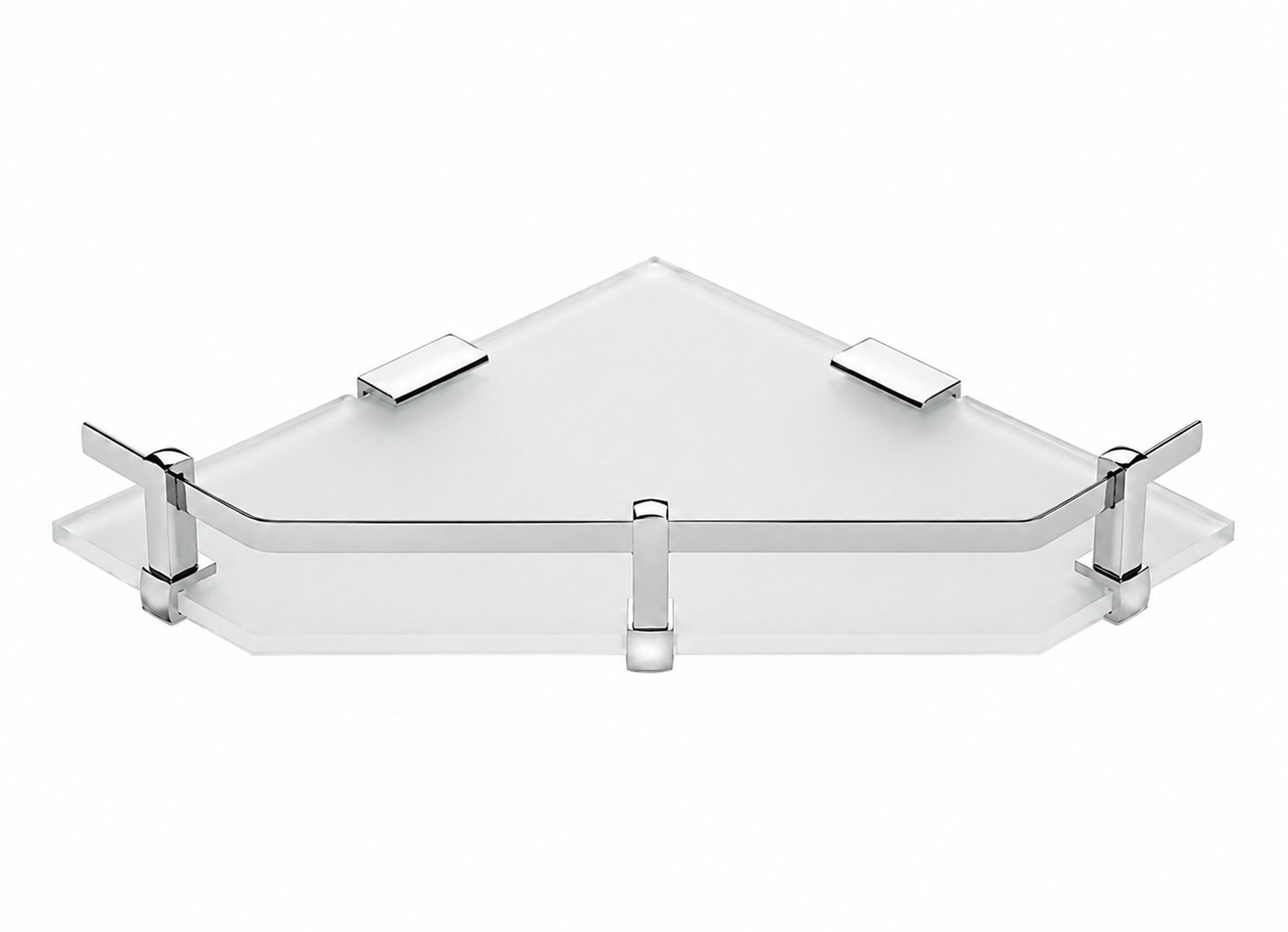 LOKY® Quartz Corner Shelf | Matt Frosted | QUC-MF-1000 / 1001