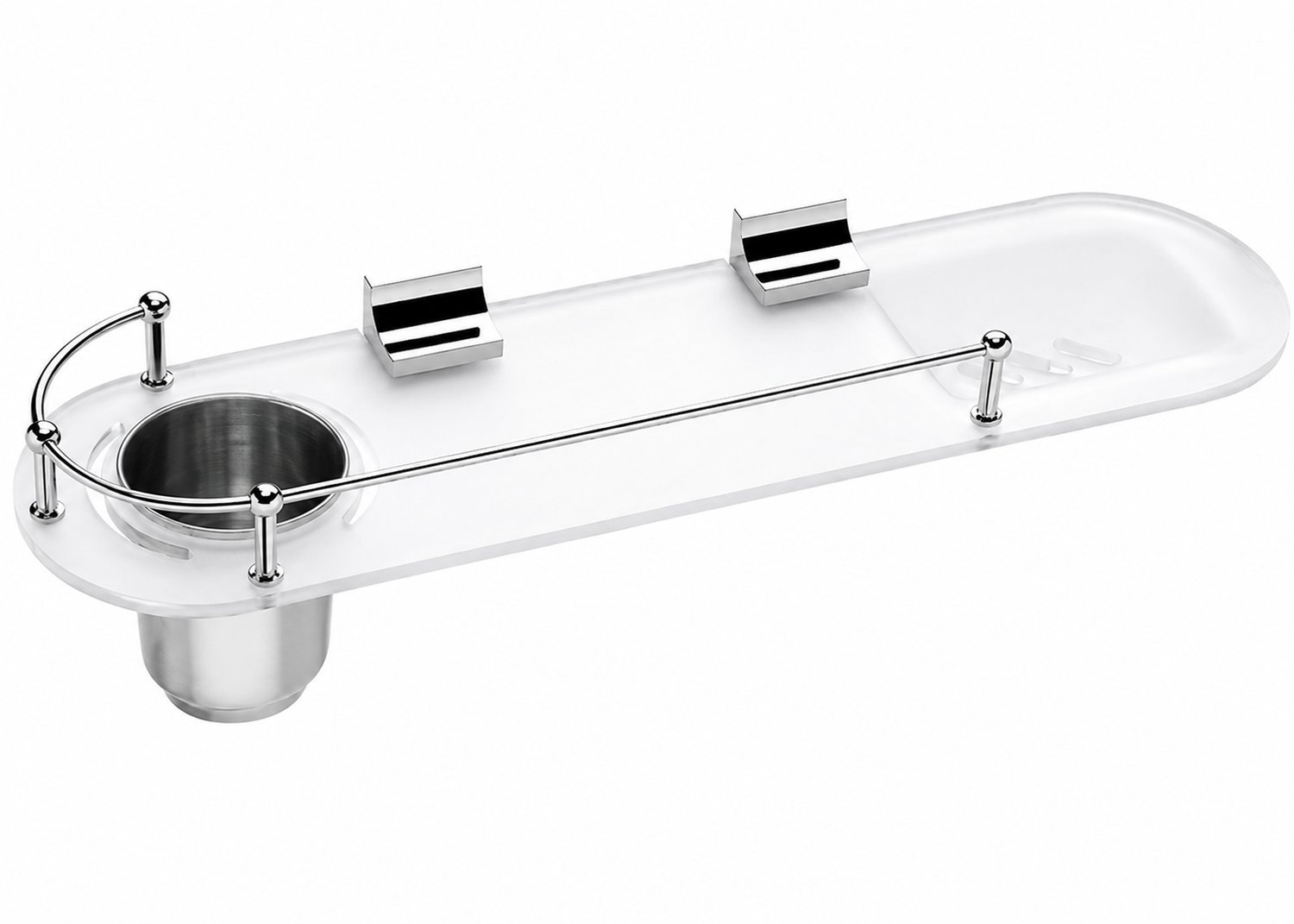 LOKY® Quartz 3 in 1 Oval Shelf | Matt Frosted