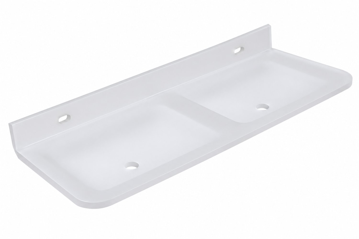 LOKY® Quartz Double Soap Dish | Matt Frosted