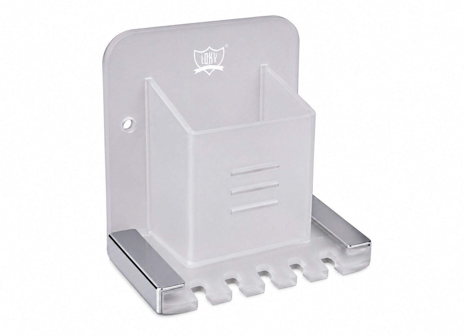 LOKY® Quartz Brush And Paste Holder | Matt Frosted