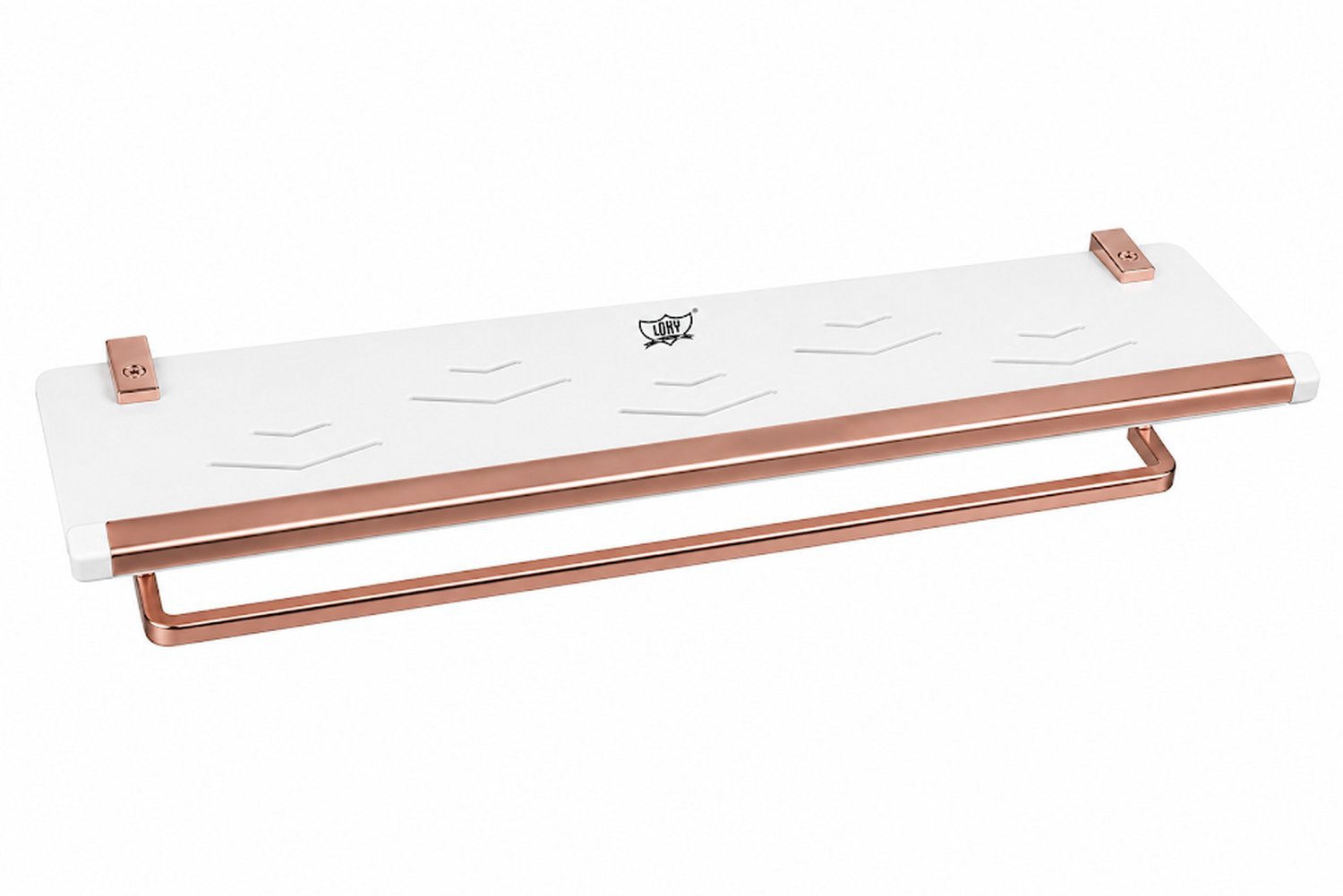 LOKY® Spartan Rose Gold 24 Inch Towel Rack