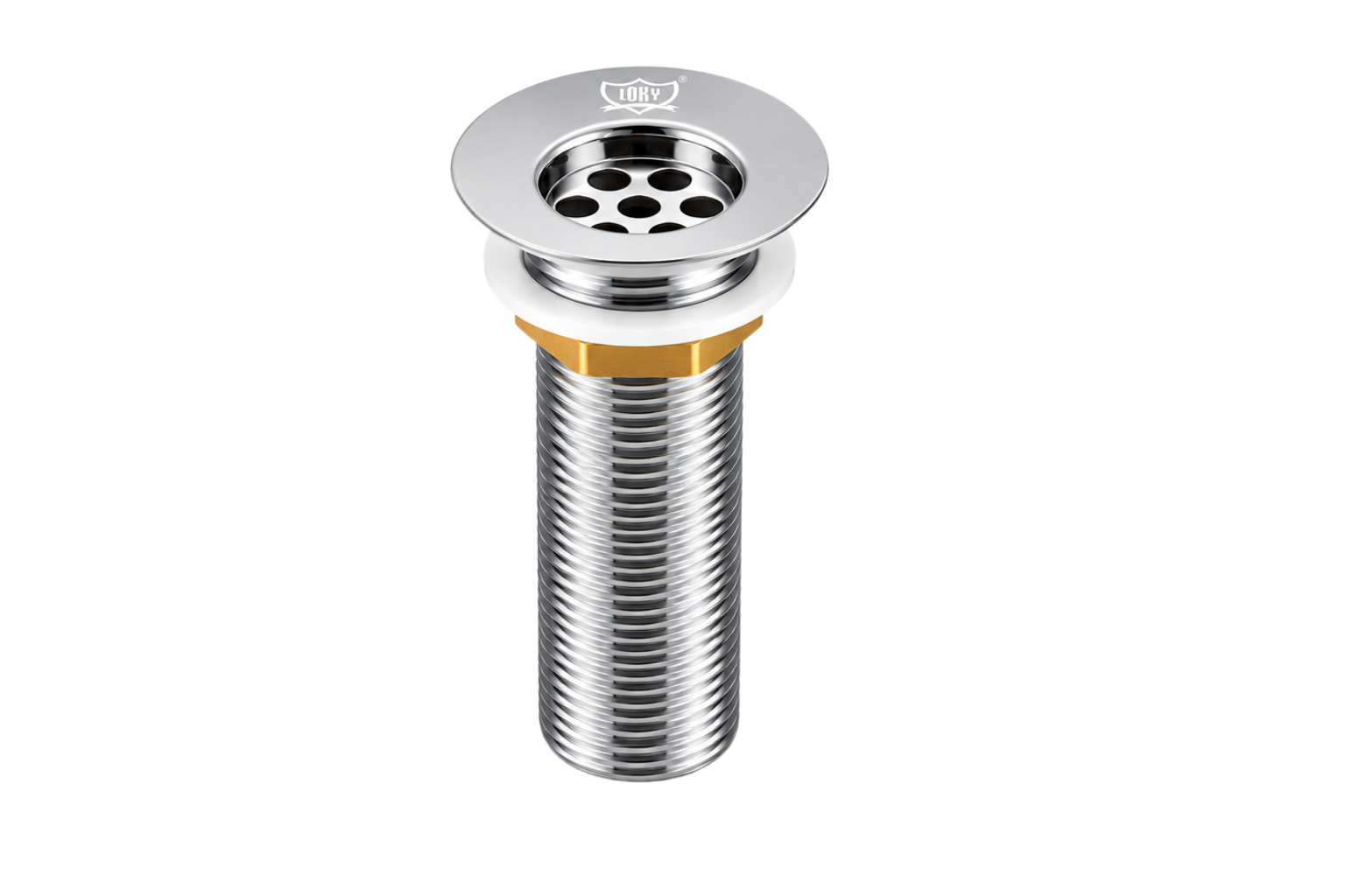 LOKY® 12 Inch Waste Coupling – Heavy Duty 100% Brass, Rust-Proof & Corrosion-Resistant