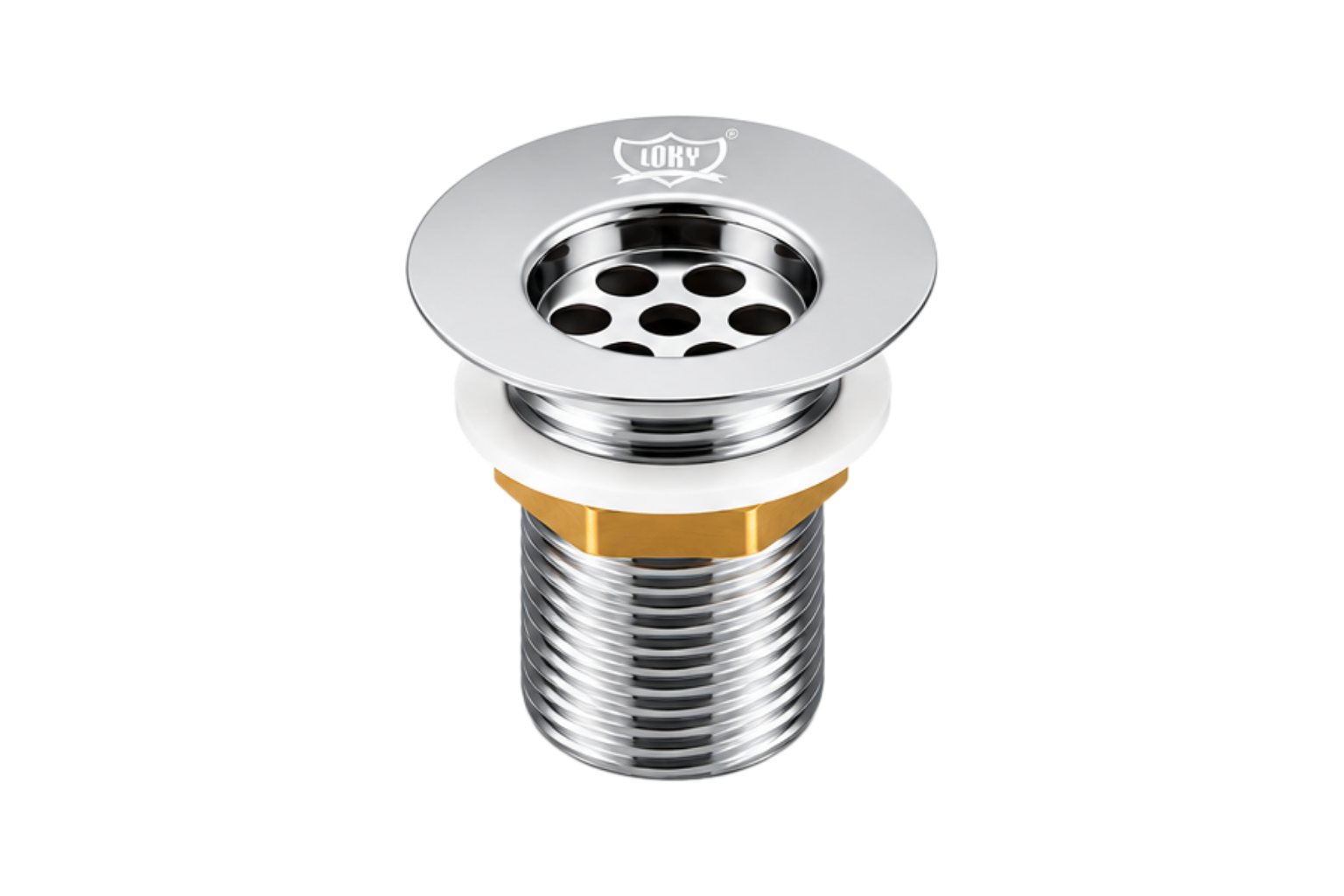 LOKY® 3.5 Inch Waste Coupling – Heavy Duty 100% Brass, Rust-Proof & Corrosion-Resistant