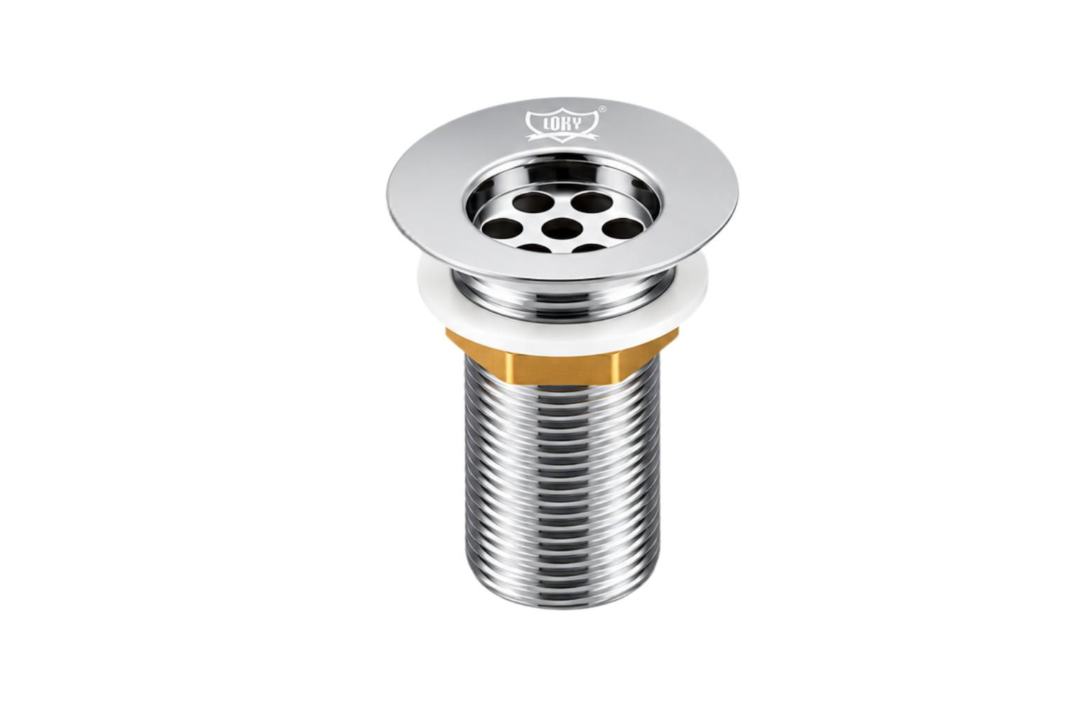 LOKY® 6 Inch Waste Coupling – Heavy Duty 100% Brass, Rust-Proof & Corrosion-Resistant