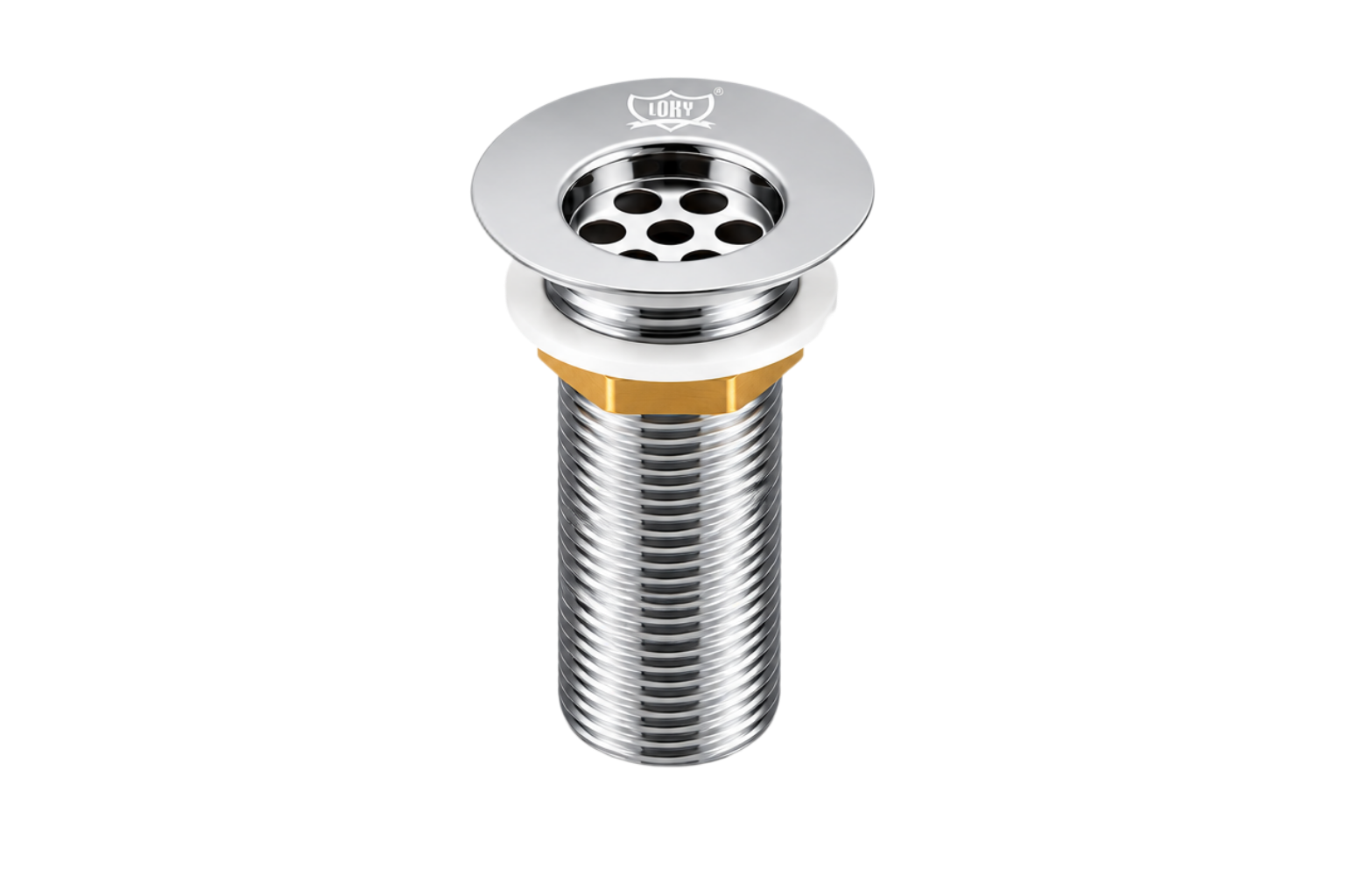 LOKY® 9 Inch Waste Coupling – Heavy Duty 100% Brass, Rust-Proof & Corrosion-Resistant