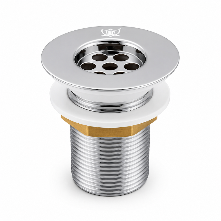 LOKY® 3 Inch Waste Coupling – Heavy Duty 100% Brass, Rust-Proof & Corrosion-Resistant