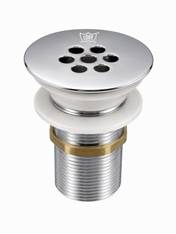 LOKY® Flat Waste Coupling 3 Inch – 100% Brass, Rust-Proof & Corrosion-Resistant